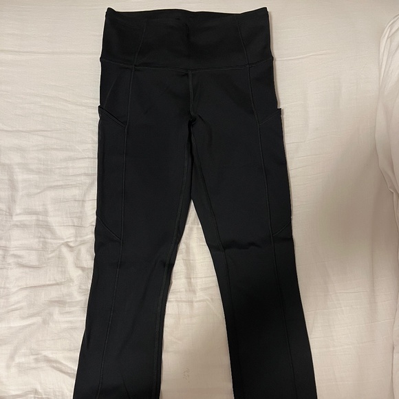 Lululemon Fast and Free High Rise Black Tights 25” Size 4 - Picture 1 of 8